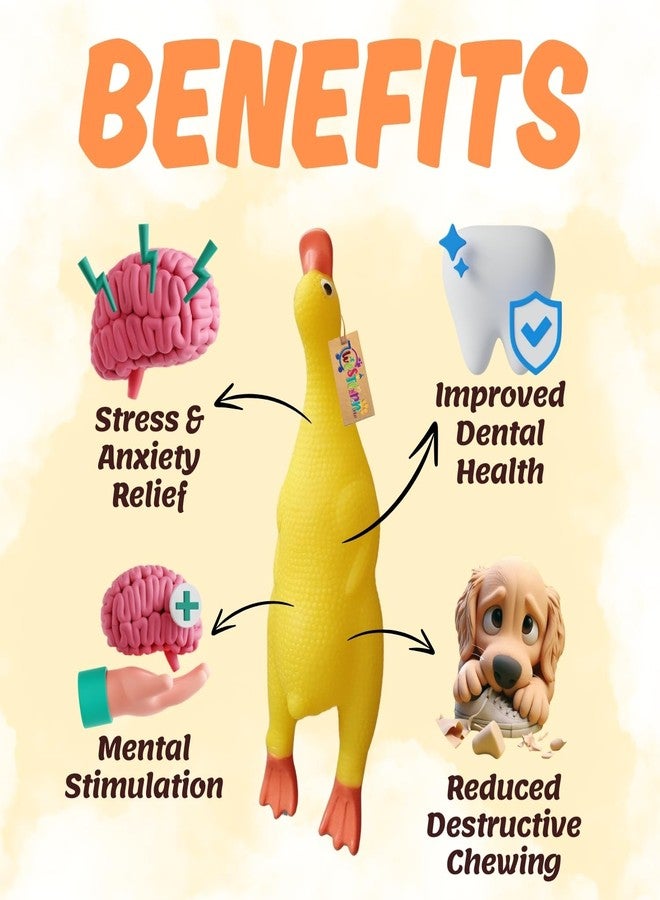 ويستيرن إرا تعد لعبة البطة الصريرية من العصر الغربي بتسلية لا تنتهي لحيوانك الأليف، مما يجعل وقت اللعب ممتعًا ومبهجًا. تضفي هذه اللعبة الحيوية لمسة احتفالية على صديقك ذي الفراء. - Image 2